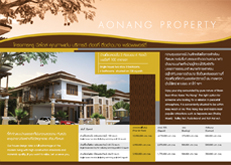 Vila Brochure Design in Phuket