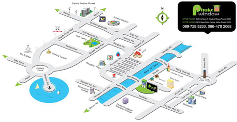 Map Design: Phuket Window